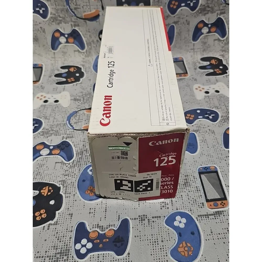 GENUINE CANON (3484B001) 125 BLACK STANDARD YIELD TONER CART LBP6000 DAMAGE BOX